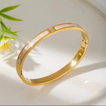 Bracelet - Titanium Steel Gold